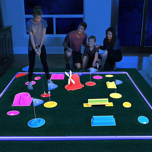 Glow In The Dark Mini Golf Course