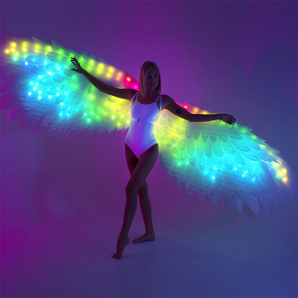 Light Up Angel Wings - Glow In The Dark Store