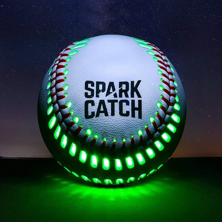 Balle De Baseball Lumineuse SPARK CATCH, Couleur Bleue, Qui Brille Dans Le Noir