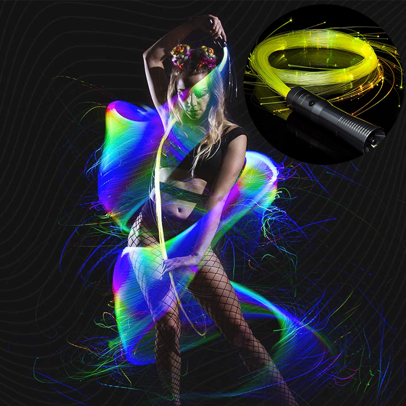 Space Remix LED Fiber Optic Whip