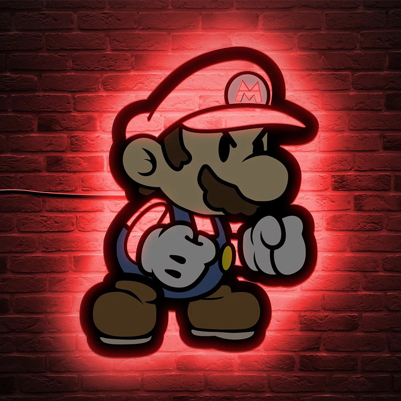 Super Mario LED Neon Sign Glow Light