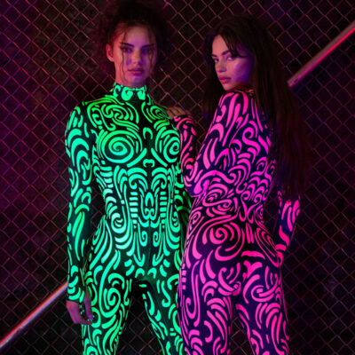 Glow in The Dark Neon Bodysuit