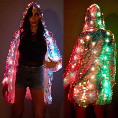 Sequin LED Glow Jacket