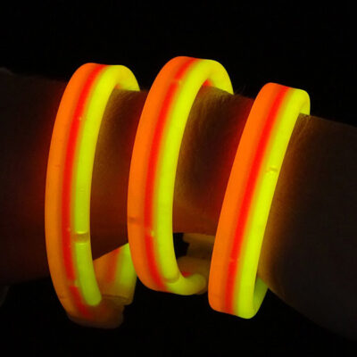 Thick Triple ROY Color Glow Bracelets